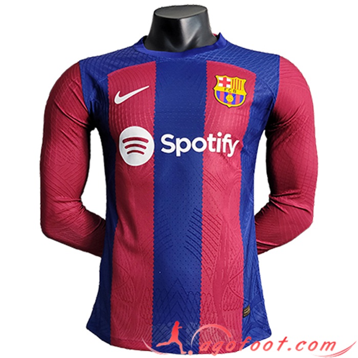 Maillot de Foot FC Barcelone Manche Longue Domicile 2023/2024
