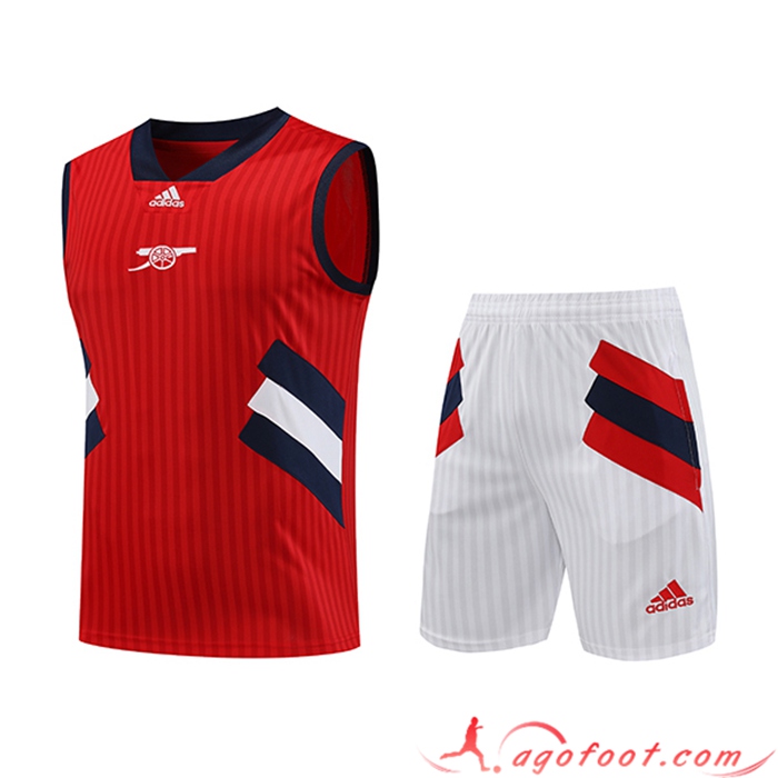 Ensemble Training Debardeur + Shorts Arsenal Rouge 2023/2024