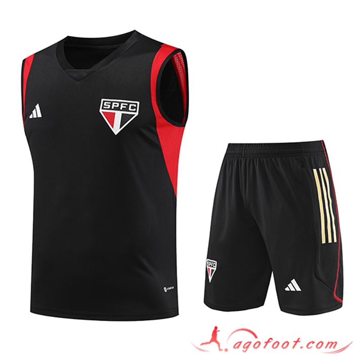 Ensemble Training Debardeur + Shorts Sao Paulo FC Noir 2023/2024