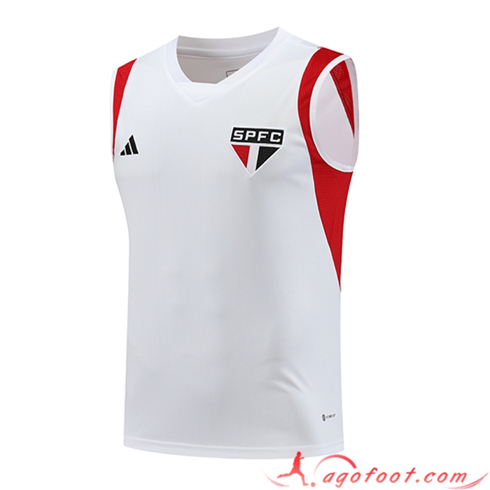 Training Debardeur Sao Paulo FC Blanc 2023/2024 -02