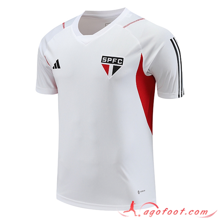 Training T-Shirts Sao Paulo FC Blanc 2023/2024 -02