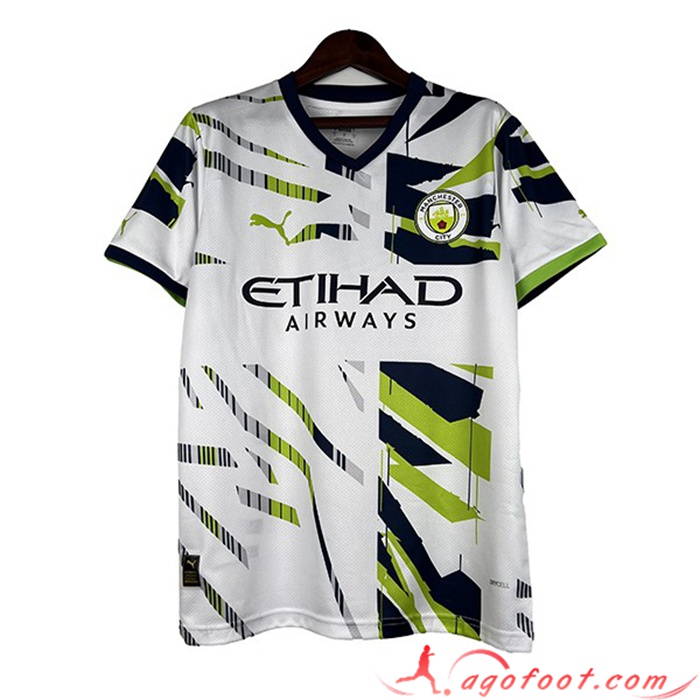 Training T-Shirts Manchester City Blanc 2023/2024