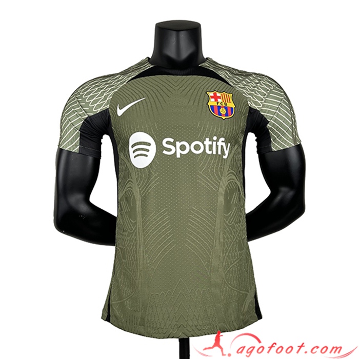 Training T-Shirts FC Barcelone Vert 2023/2024 -02