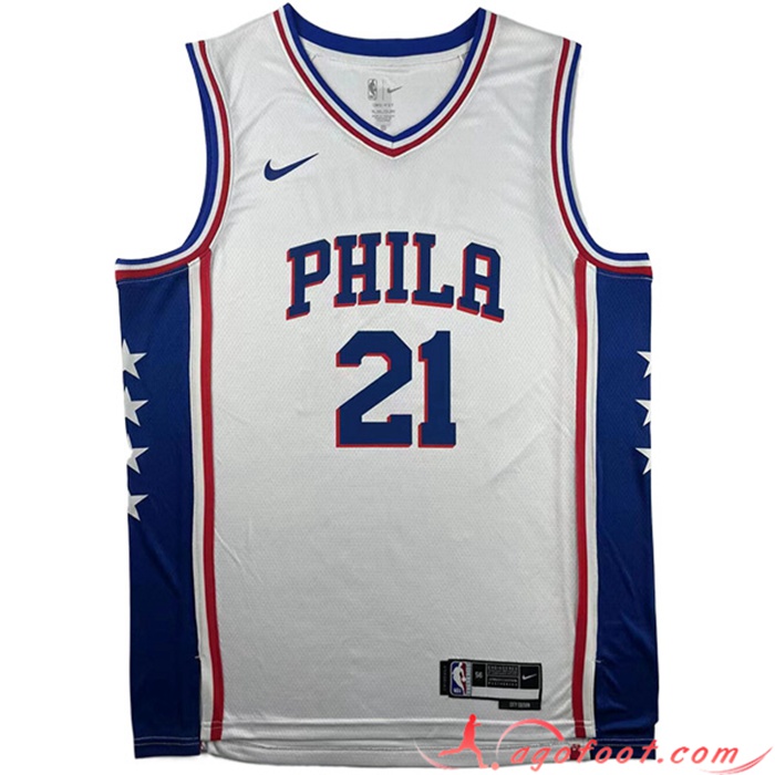 Maillot Philadelphia 76ers (EMRIID #21) 2023/24 Blanc