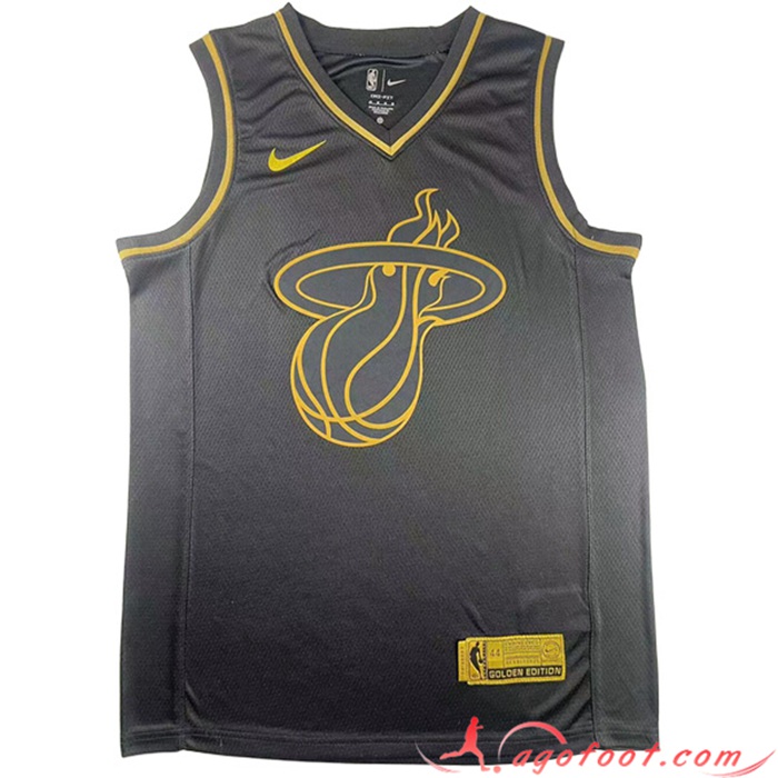 Maillot Miami Heat (WADE #3) 2023/24 Noir
