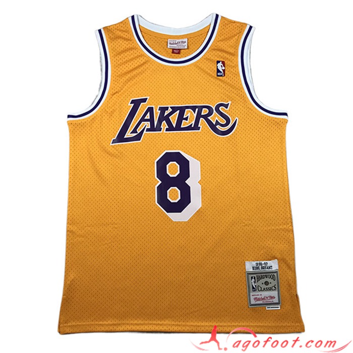 Maillot Los Angeles Lakers (BRYANL #8) 2023/24 Jaune