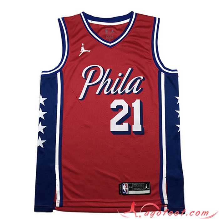 Maillot Philadelphia 76ers (EMBIID #21) 2023/24 Rouge