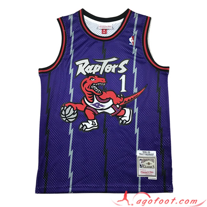 Maillot Toronto Raptors (MCGRADY #1) 2023/24 Pourpre