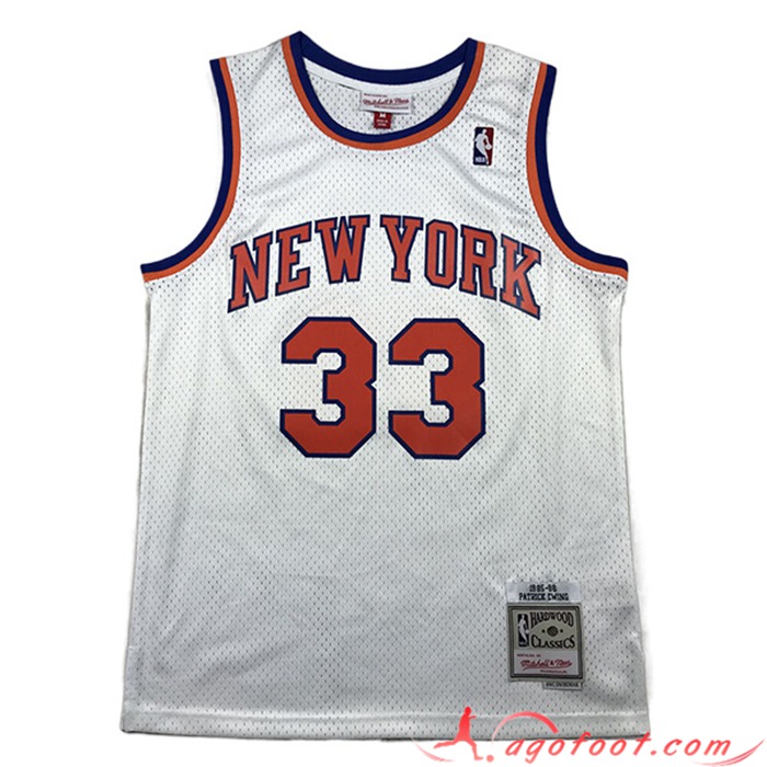 Maillot New York Knicks (EWING #33) 2023/24 Blanc