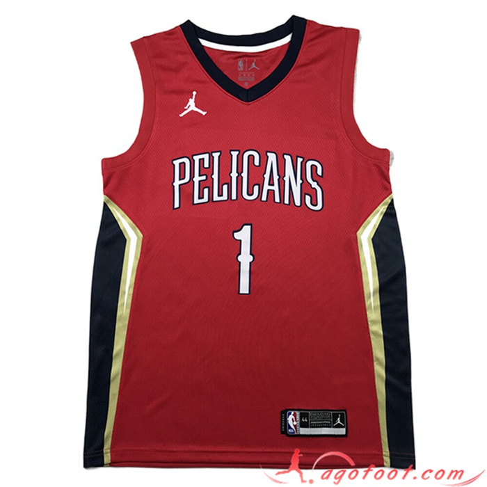 Maillot New Orleans Pelicans (WILLIAMSON #1) 2023/24 Rouge