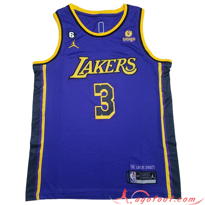 Maillot Los Angeles Lakers (DAVIS #3) 2023/24 Rouge