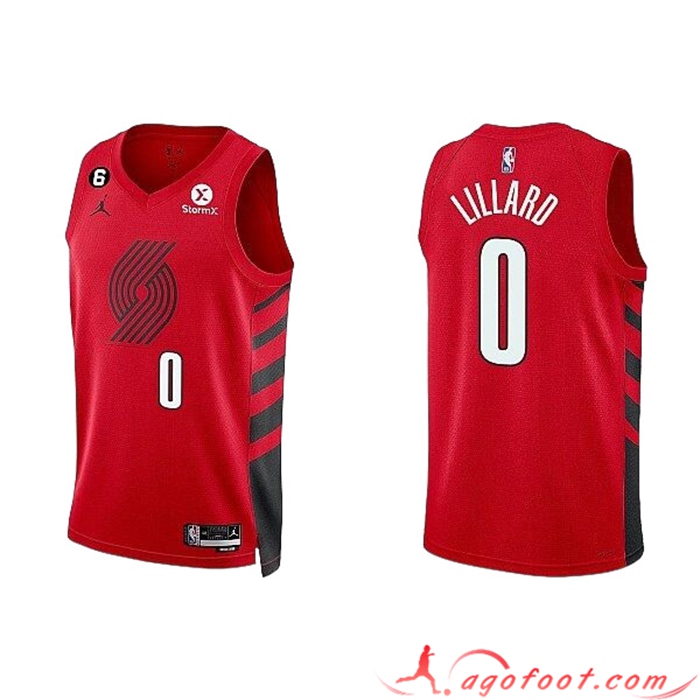 Maillot Portland Trail Blazers (LILLAED #0) 2023/24 Rouge