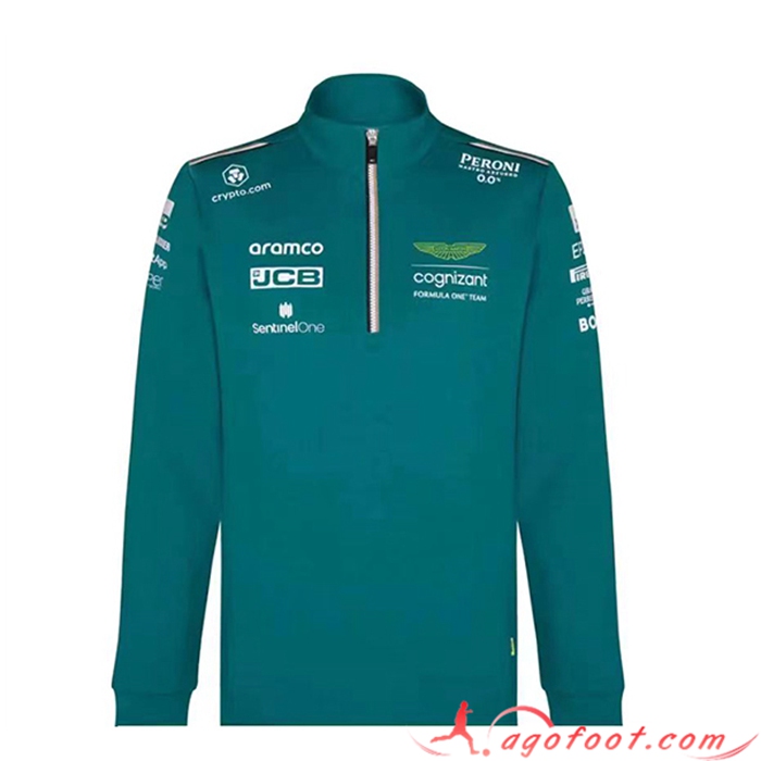 Sweatshirt F1 Aston Martin Team Vert 2023
