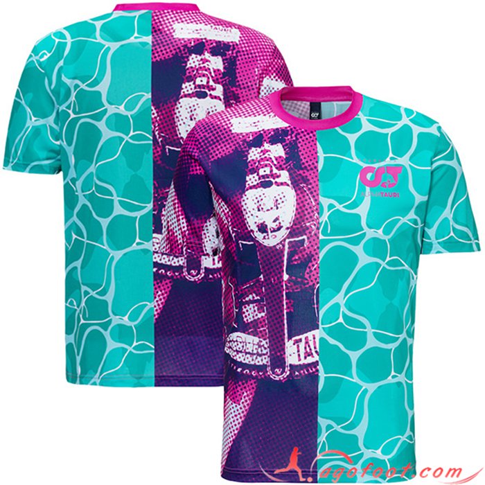 T-Shirt F1 RedBull Racing Team Vert/Pourpre 2023