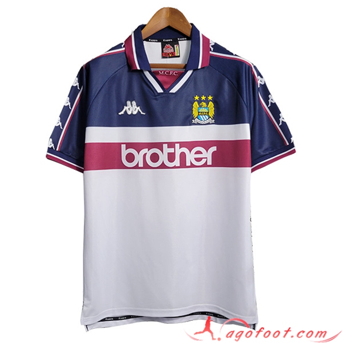 Maillot de Foot Manchester City Retro Exterieur 1997/1998