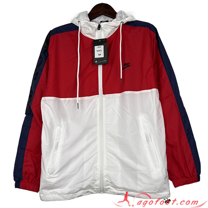 Coupe-Vent Nike Rouge/Blanc 2023/2024