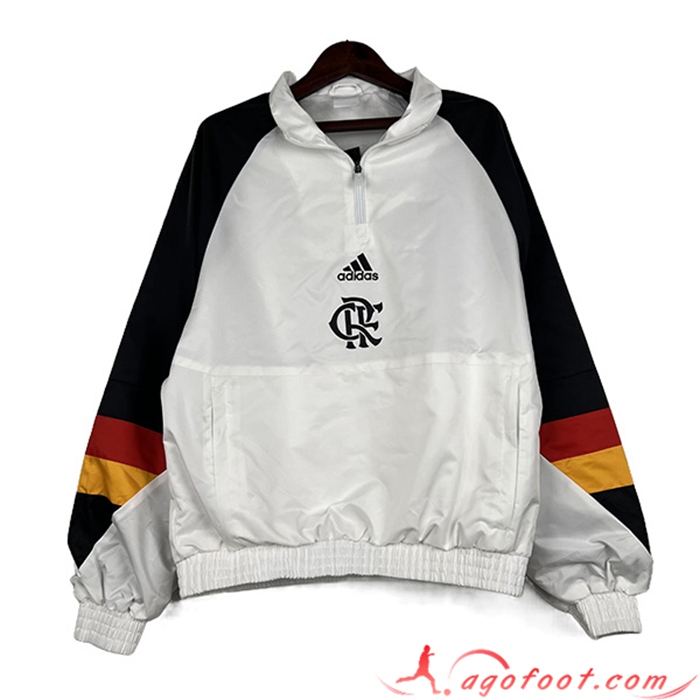 Coupe-Vent Flamengo Blanc 2023/2024