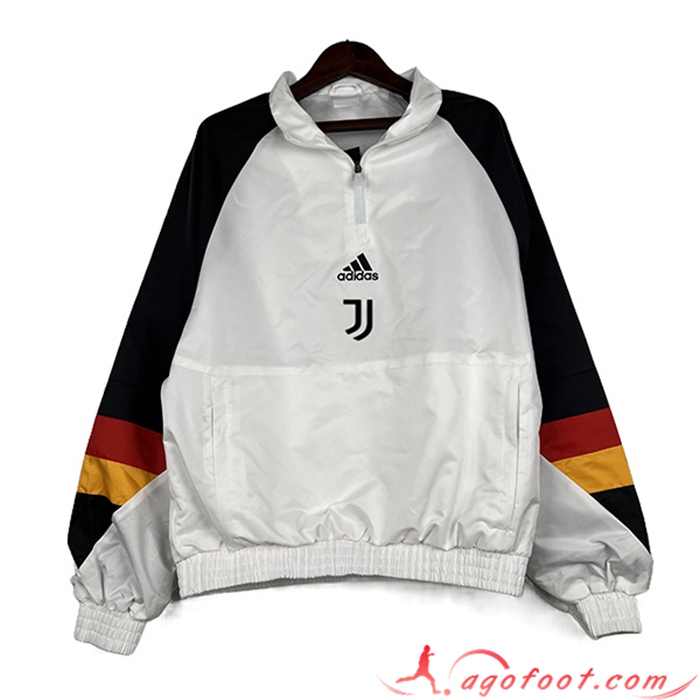 Coupe-Vent Juventus Blanc 2023/2024