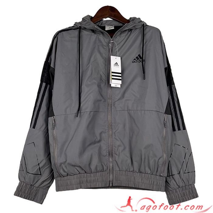 Coupe-Vent Adidas Gris 2023/2024