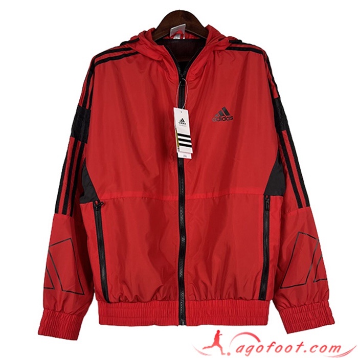 Coupe-Vent Adidas Rouge 2023/2024