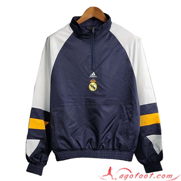 Coupe-Vent Real Madrid Bleu Marine 2023/2024 -02