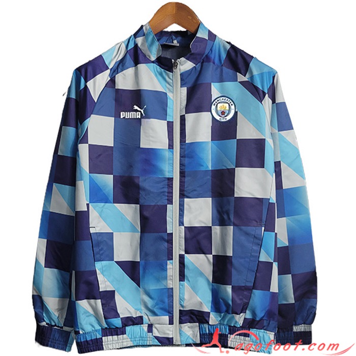 Coupe-Vent Manchester City Bleu/Blanc 2023/2024