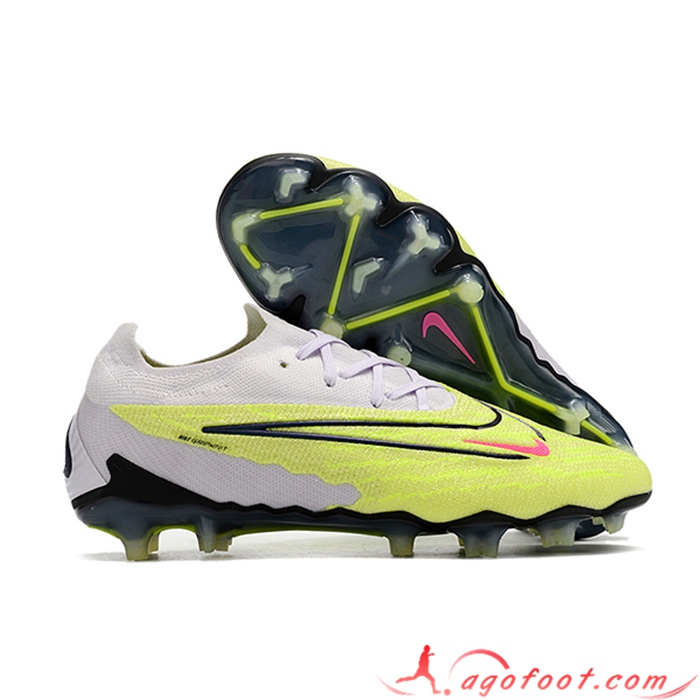 Nike Chaussures de Foot Phantom GX Elite FG Vert/Blanc