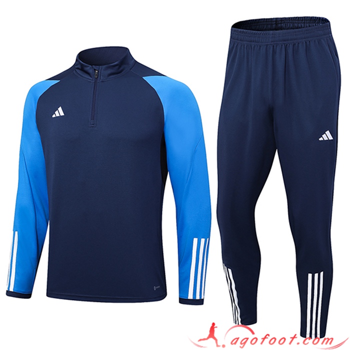 Ensemble Survetement de Foot Adidas Bleu Marine 2023/2024