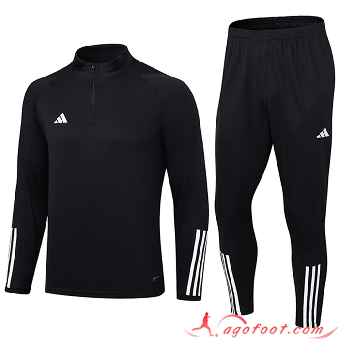 Ensemble Survetement de Foot Adidas Noir 2023/2024