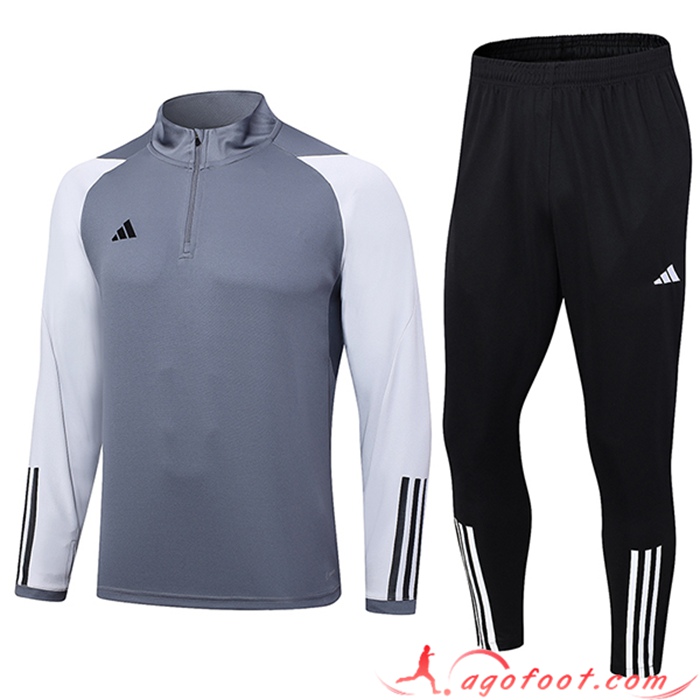 Ensemble Survetement de Foot Adidas Gris 2023/2024