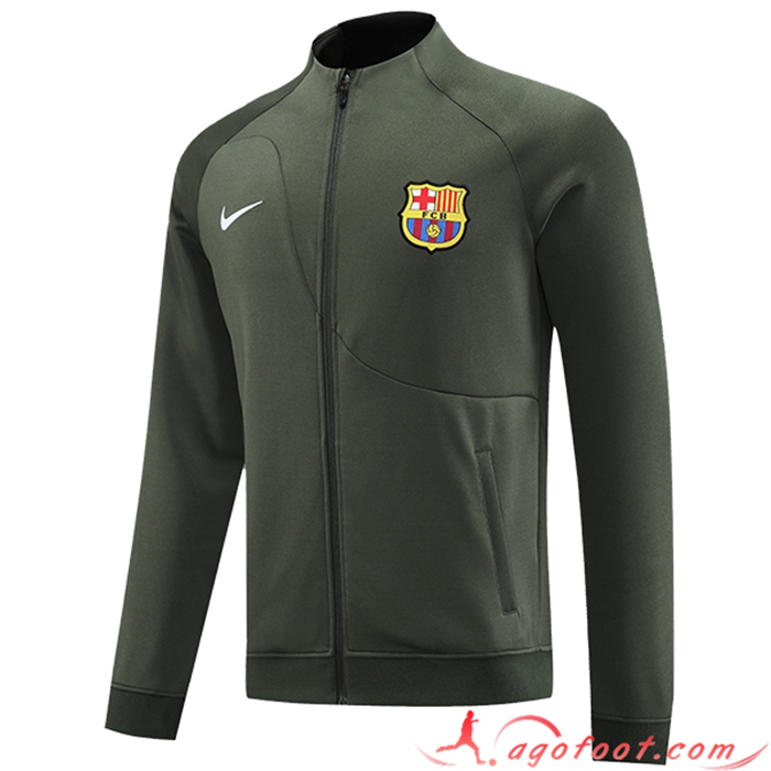 Veste Foot FC Barcelone Vert 2023/2024