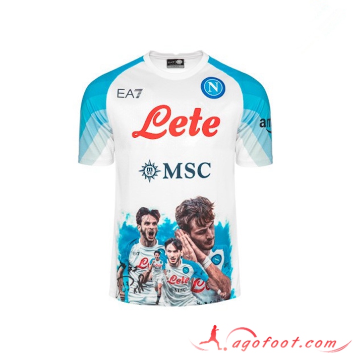 SSC Naples Face Game Kvaratskhelia Match Shirt 2022/2023
