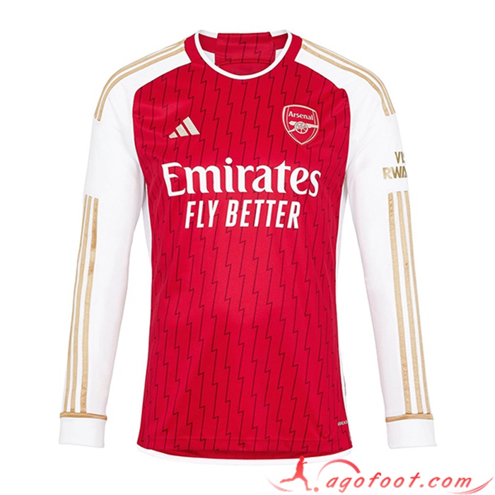 Nouveau Maillot de Foot Arsenal Domicile Manche Longue 2023/2024