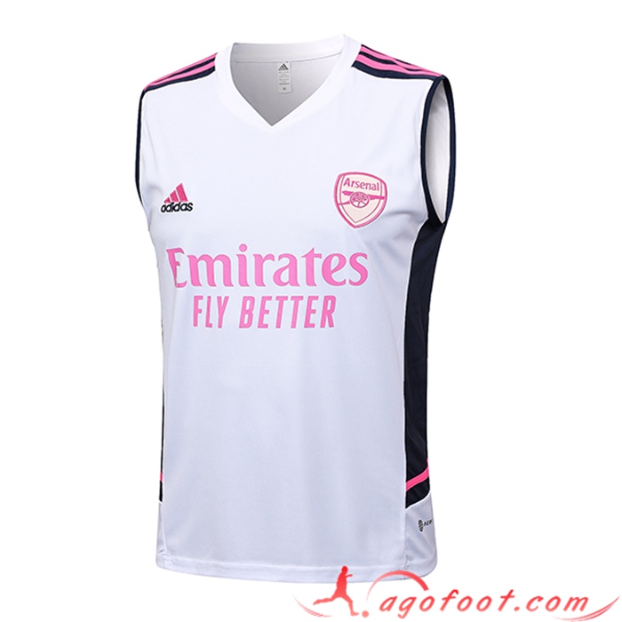 Training Debardeur Arsenal Blanc 2023/2024 -02