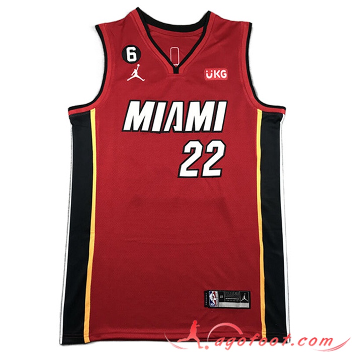 Maillot Miami Heat (BUTLER #22) 2023/24 Rouge -02