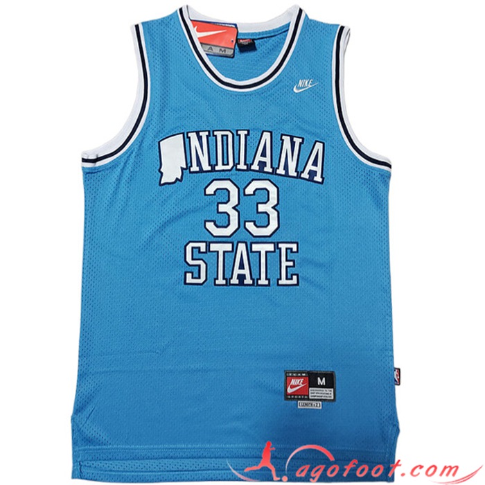 Maillot Golden State Warriors (BIRD #33) 2023/24 Bleu Clair