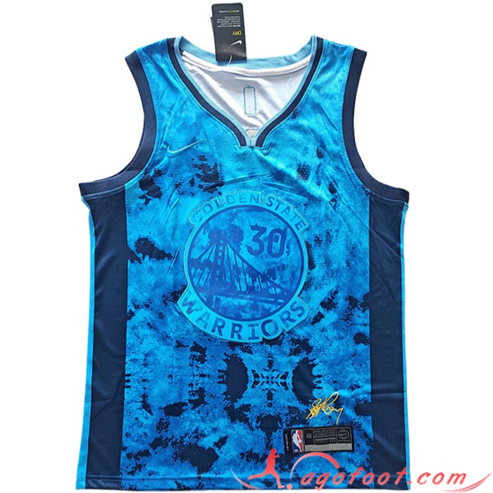 Maillot Golden State Warriors (CURRY #30) 2023/24 Bleu -02