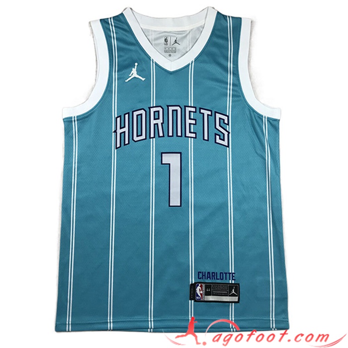 Maillot Charlotte Hornets (BALL #1) 2023/24 Bleu Clair
