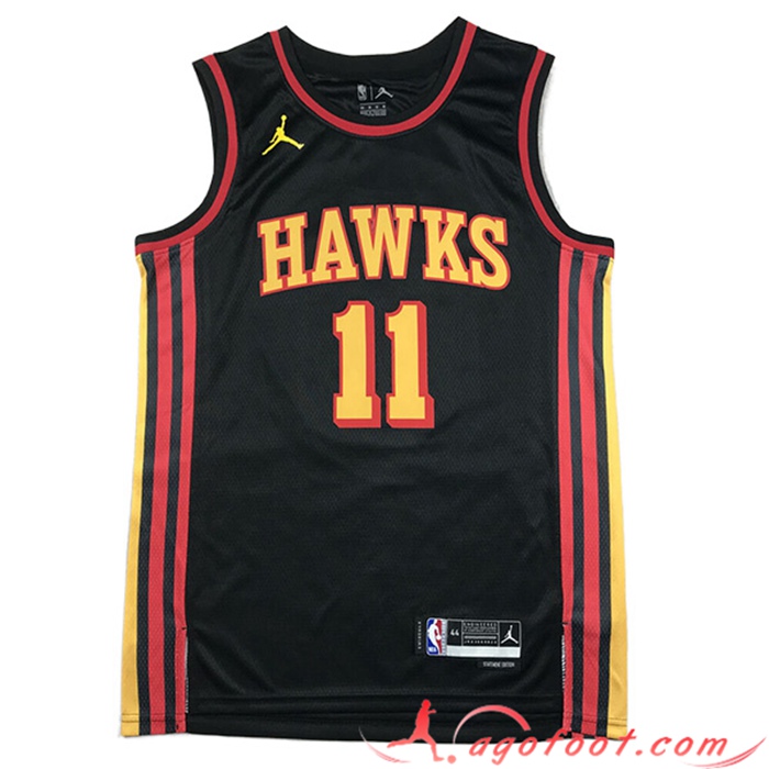 Maillot Atlanta Hawks (YOUNG #11) 2023/24 Noir