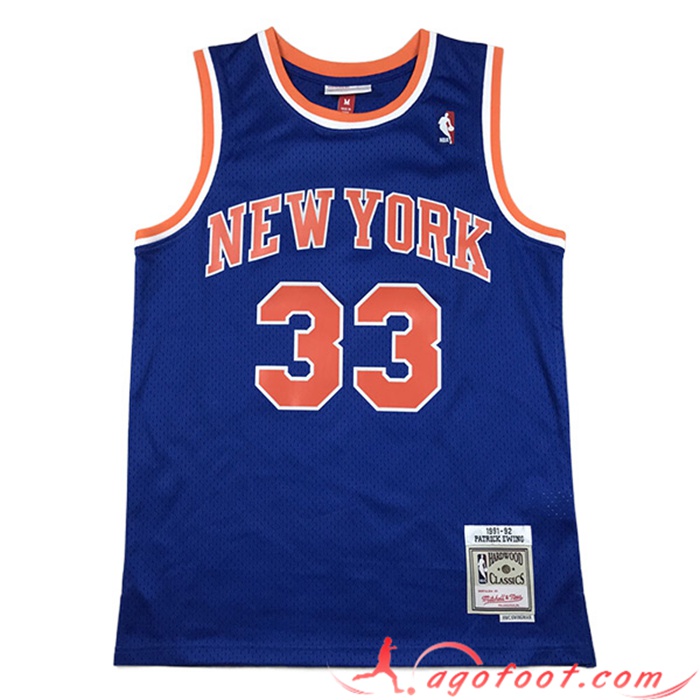 Maillot New York Knicks (EWING #33) 2023/24 Bleu