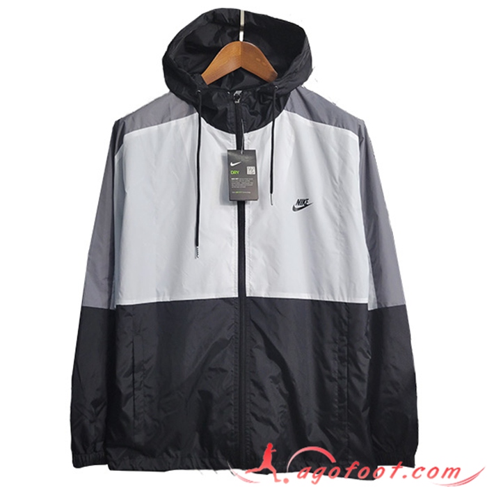 Coupe-Vent Nike Blanc/Noir/Gris 2023/2024