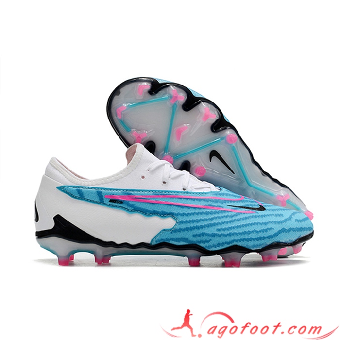 Nike Chaussures de Foot Phantom GX Academy FG Bleu/Blanc