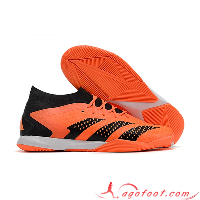 Adidas Chaussures de Foot Predator Accuracy.1 IC Rose/Noir/Blanc