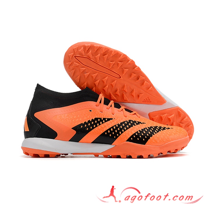 Adidas Chaussures de Foot Predator Accuracy.1 TF Rose/Noir/Blanc