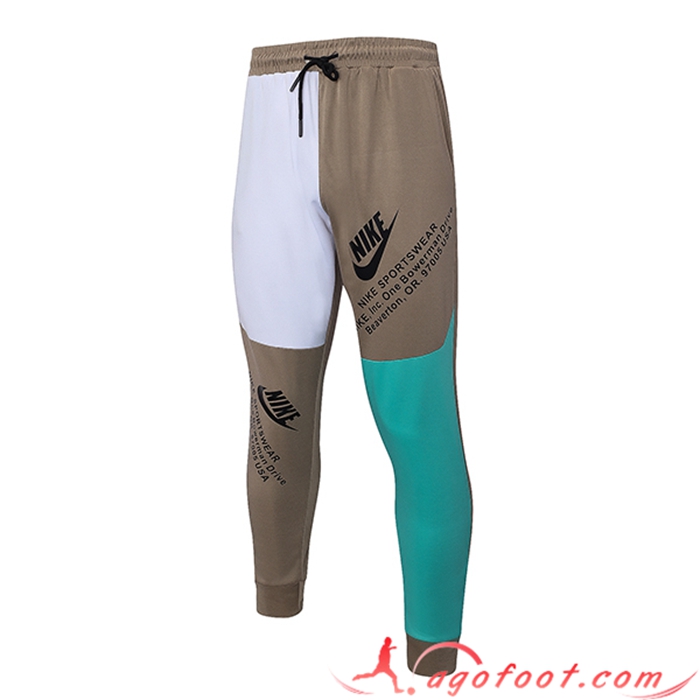 Pantalon Foot Nike Blanc/Vert/Brune 2023/2024