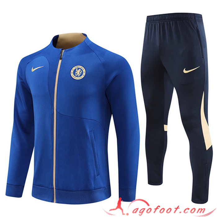 Nouveau Survetement De Foot Chelsea Floqu Pas Cher