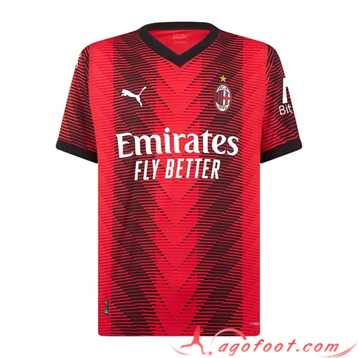 Nouveau Maillot de Foot Milan AC Domicile 2023/2024