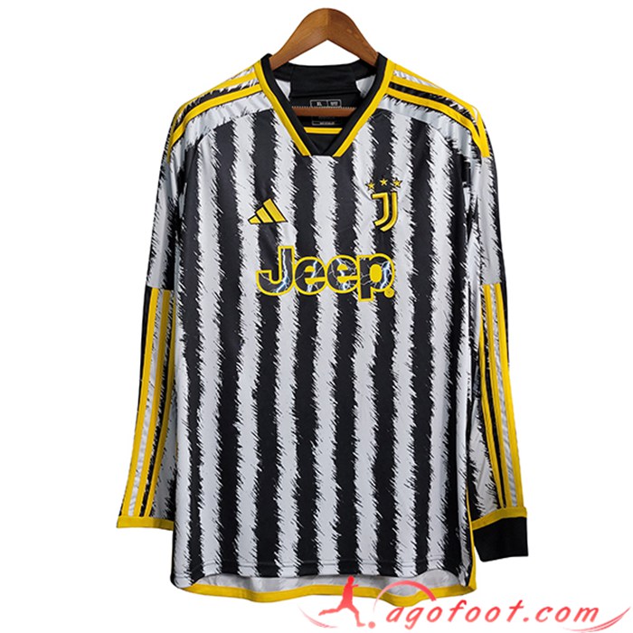 Maillot de Foot Juventus Domicile Manche Longue 2023/2024