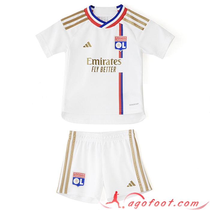 Nouveau Maillot de Foot Lyon Enfant Domicile 2023/2024