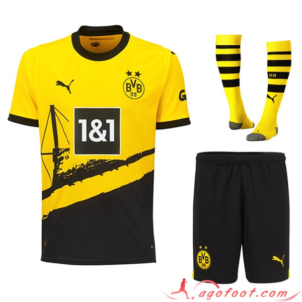 Ensemble Maillot Dortmund Domicile (Short + Chaussettes) 2023/2024